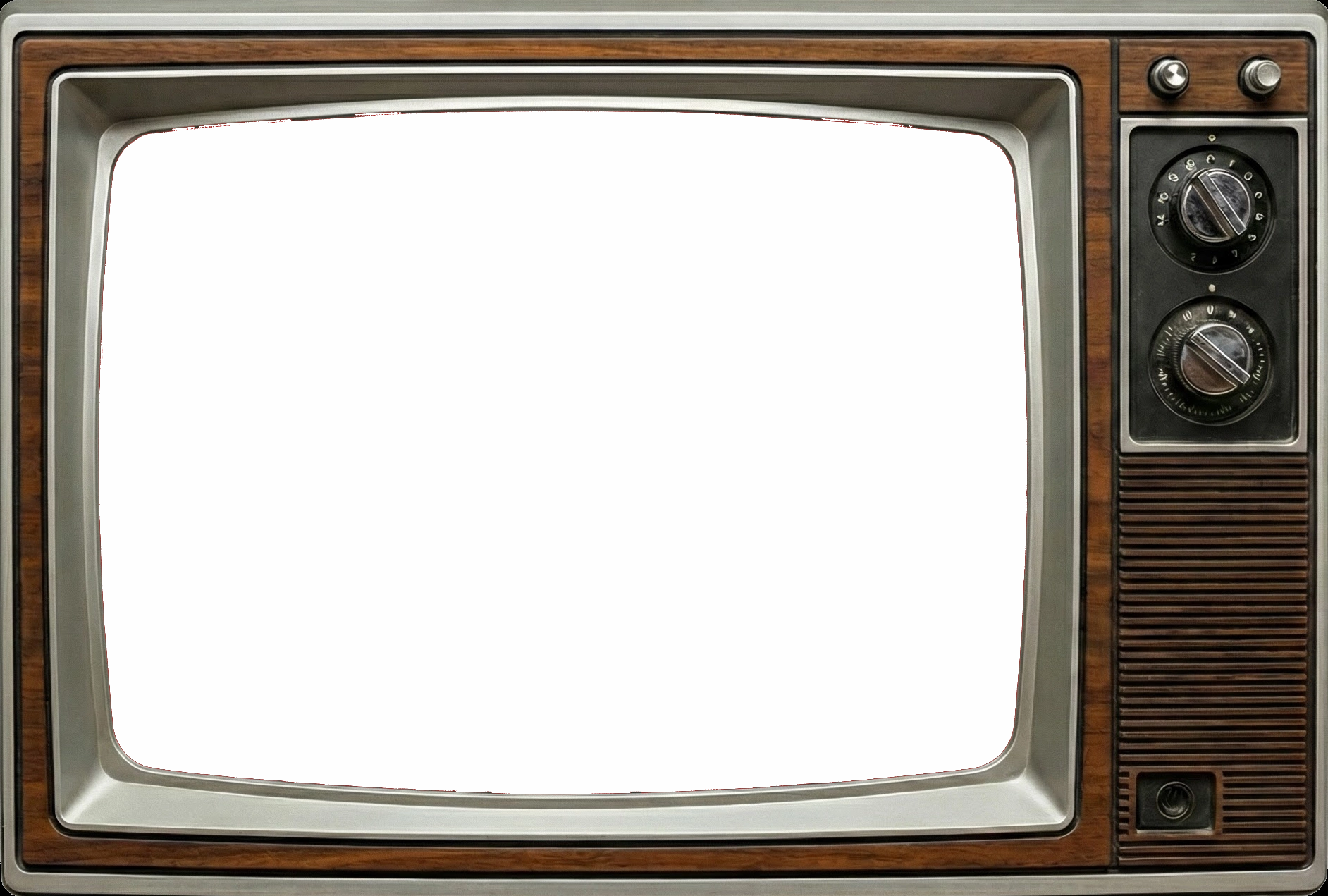 Retro TV displaying video